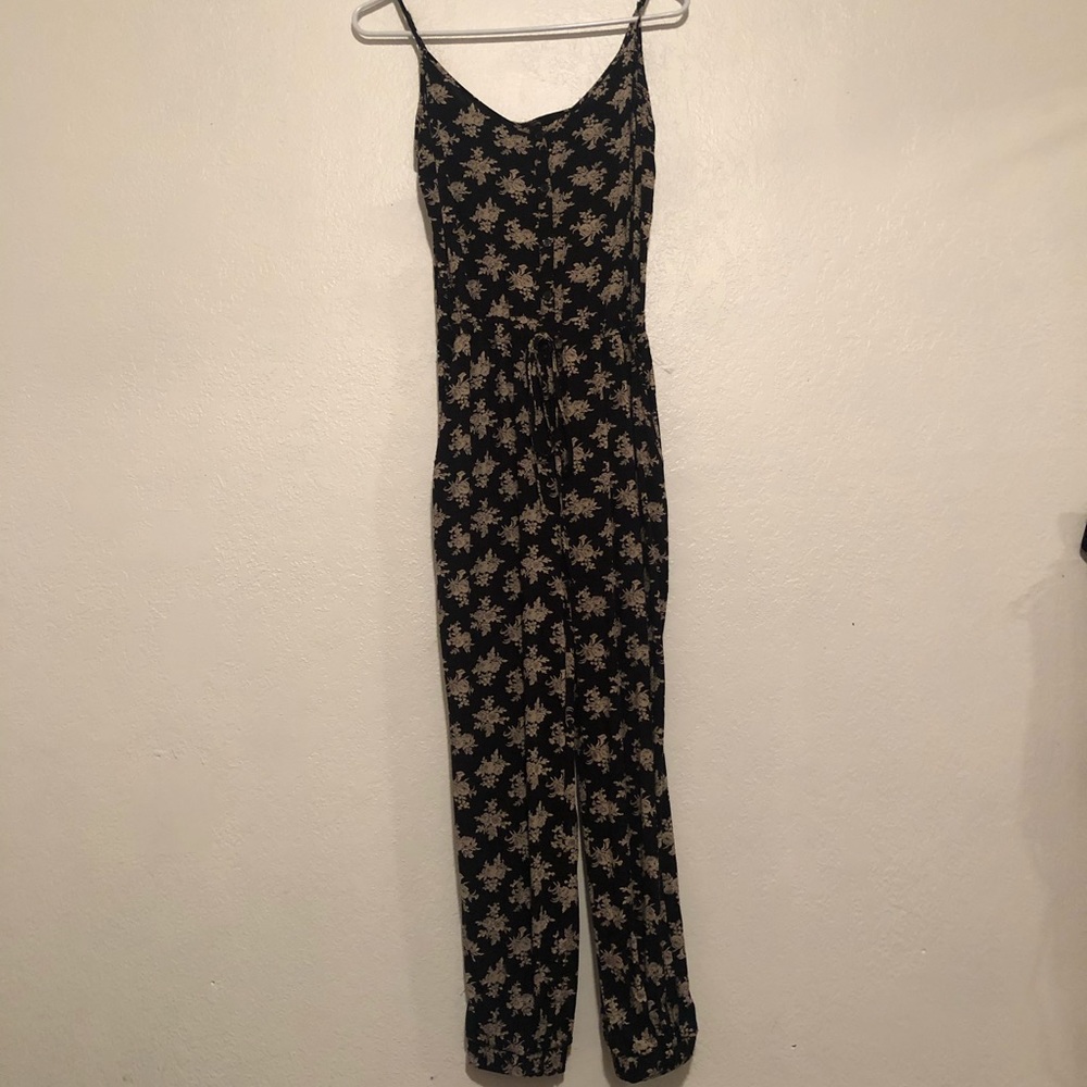 Black floral jumper